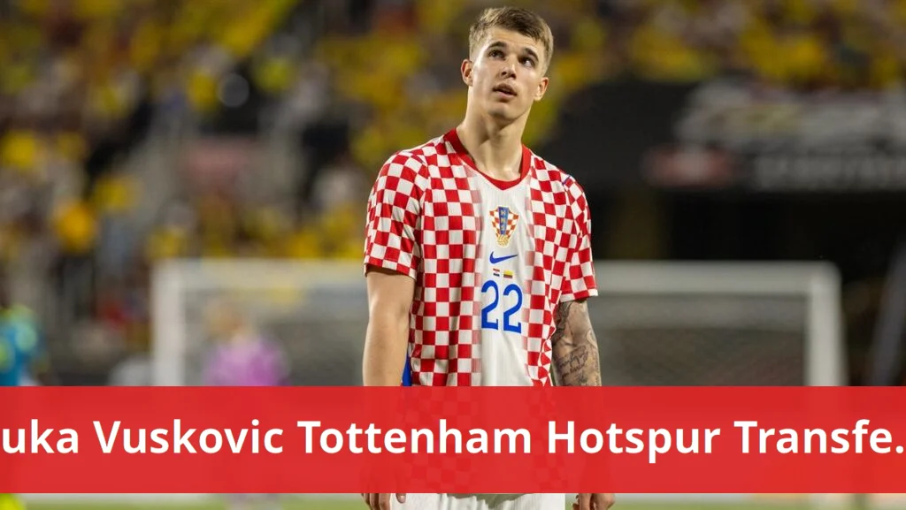 Luka vuskovic instructs agent during tottenham transfer negotiations