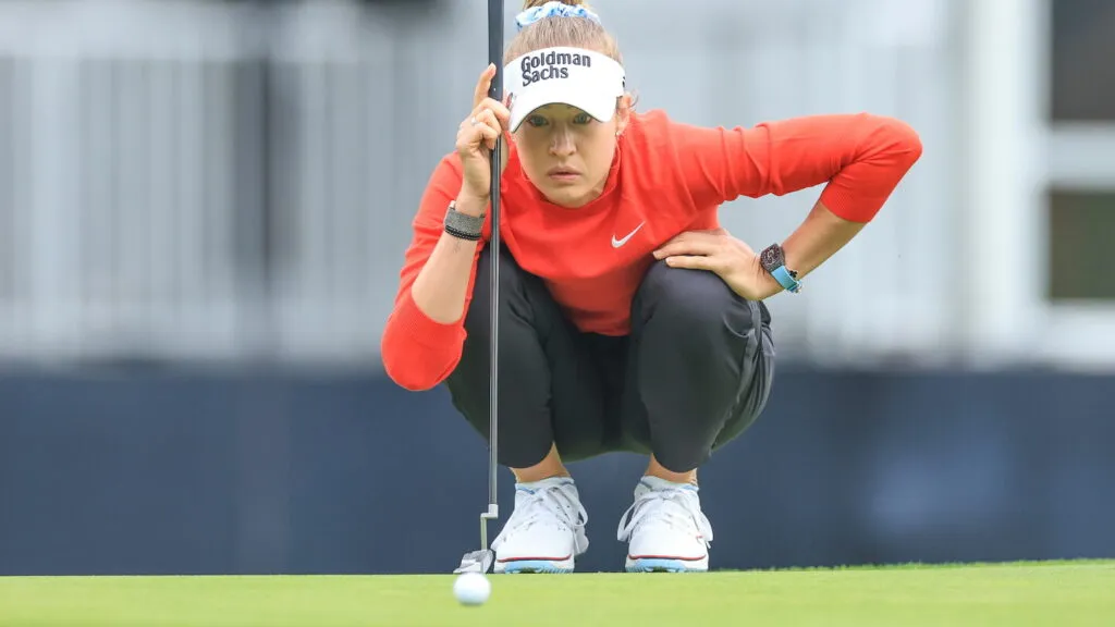Nelly korda trails by two strokes after opening round at