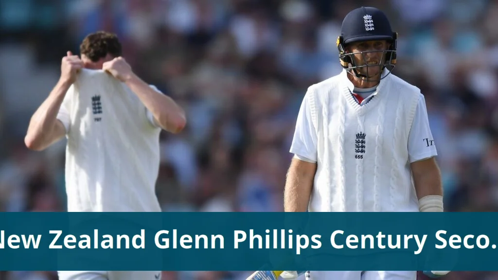New zealand leads after glenn phillips century in second test