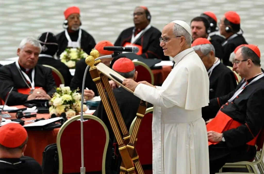 Pope leo opens consistory, urges cardinals for loyalty and honesty