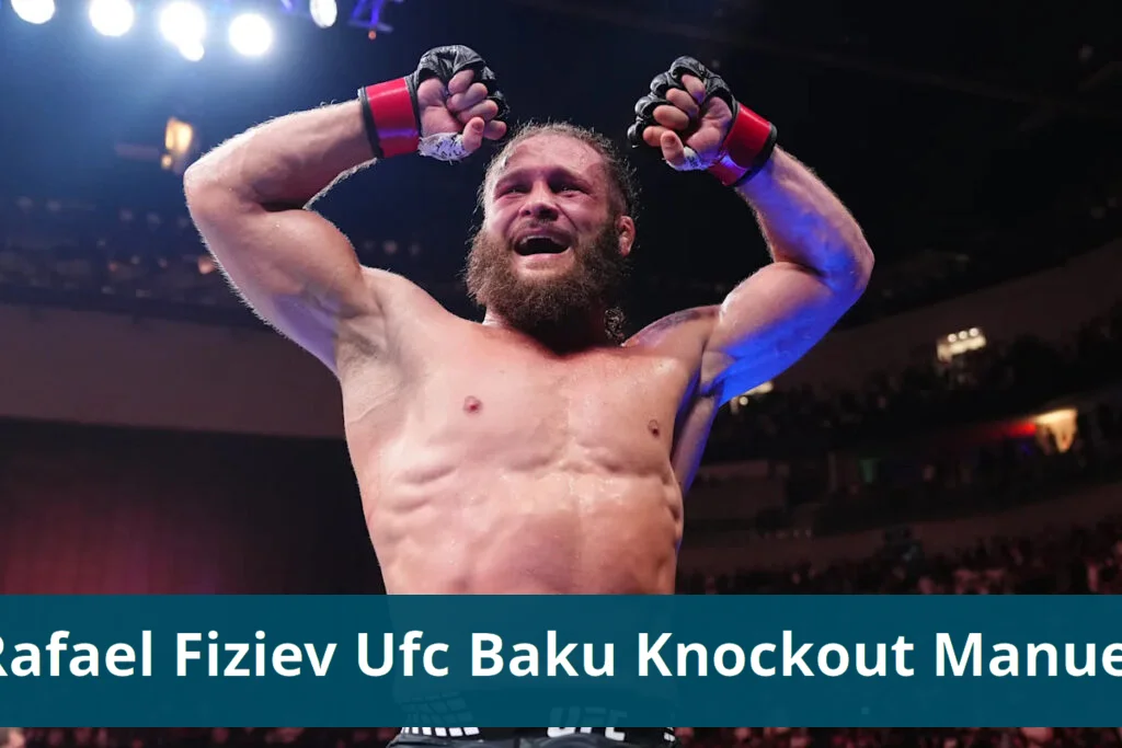 Rafael fiziev admits luck played a role in ufc baku