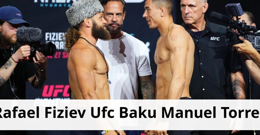 Ufc baku begins with full fight card details