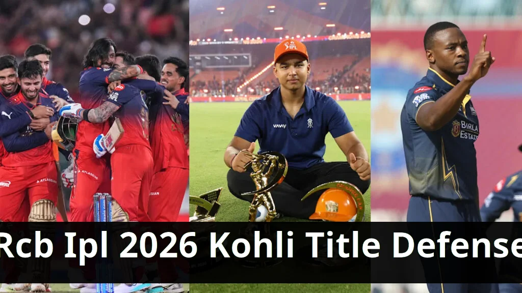 Rcb defends title in ipl 2026 as kohli leads with