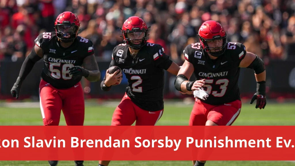 Ron slavin addresses claims of punishment evasion by brendan sorsby