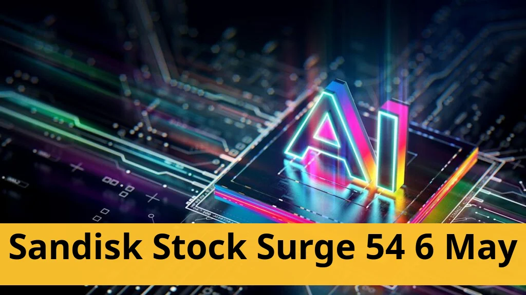 Sandisk stock surges 54.6% in may before declining in june