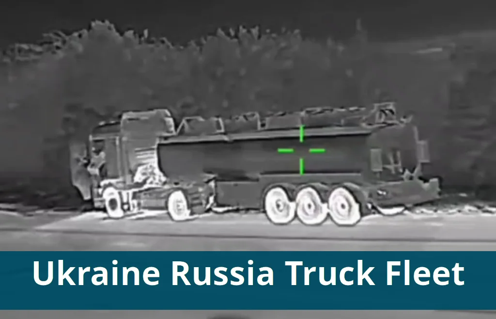 Ukraine diminishes russia’s truck fleet amidst putin’s press briefing
