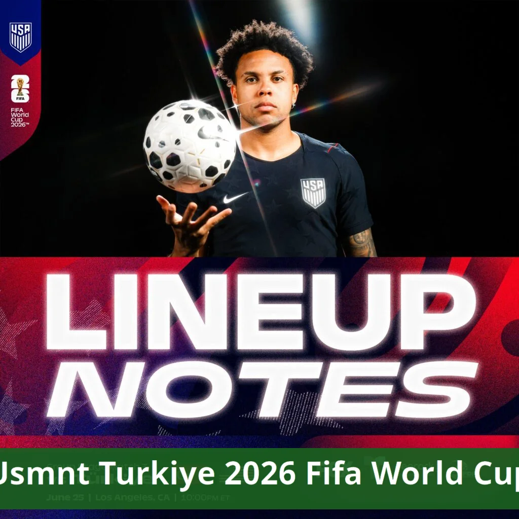 Usmnt faces türkiye in key matchup with starting xi announced