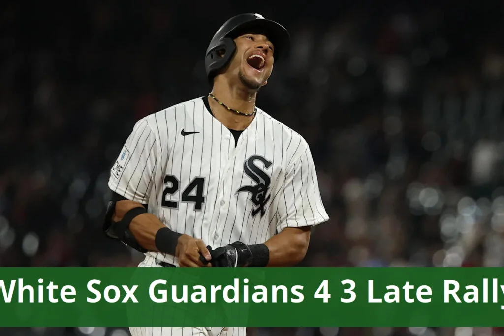 White sox fall to guardians 4 3 despite late rally efforts