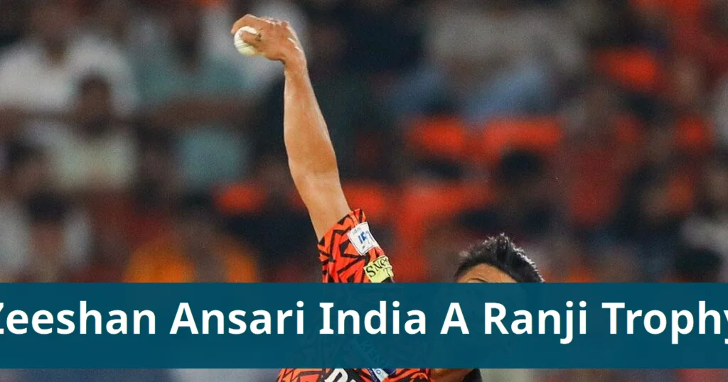 Zeeshan ansari earns india a call up after six years away